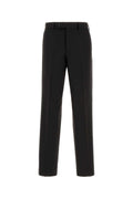 Fendi Wool Blend Trousers — Brown
