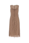 Fendi Mesh Dress — Beige