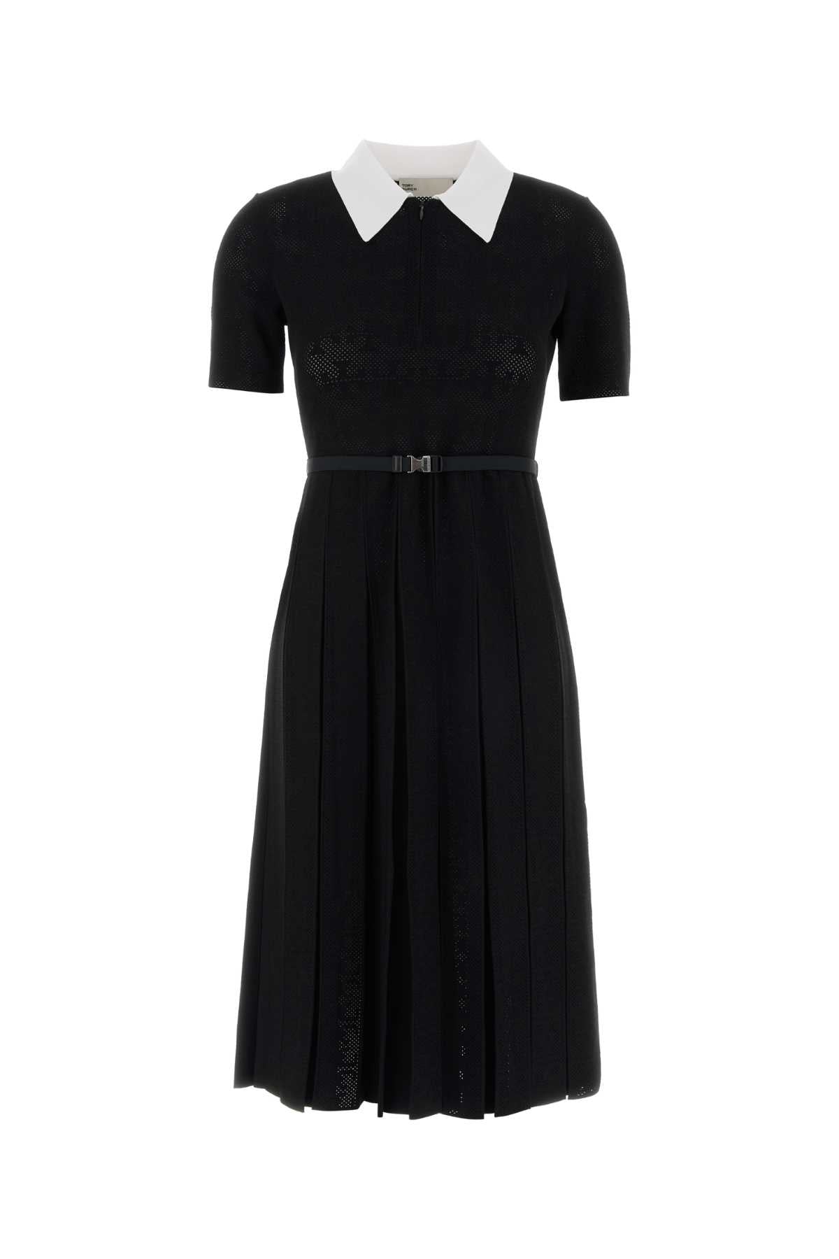 Tory Burch Monogram Dress — Black