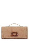 Roger Vivier Vivier Clutch — Beige