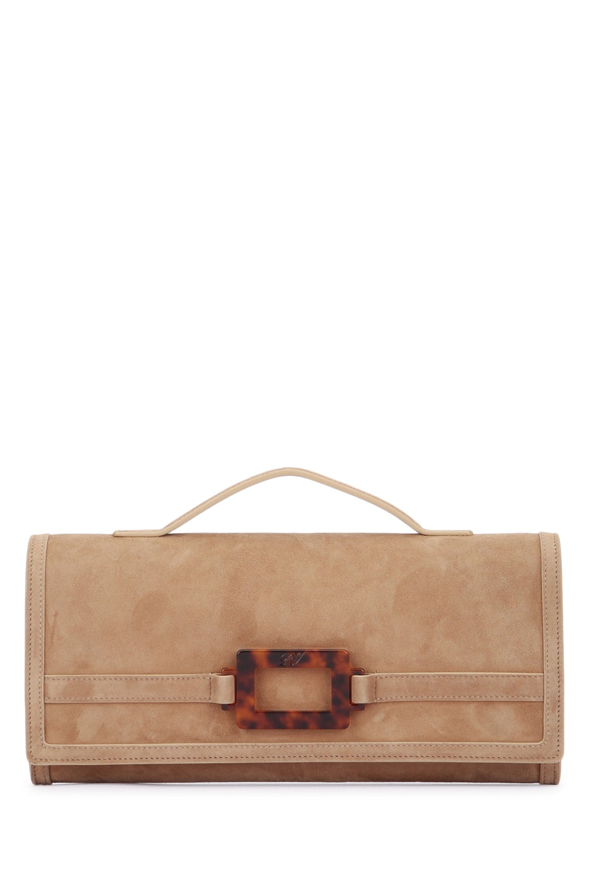 Roger Vivier Vivier Clutch — Beige