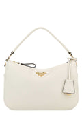 Prada Leather Shoulder Bag — White