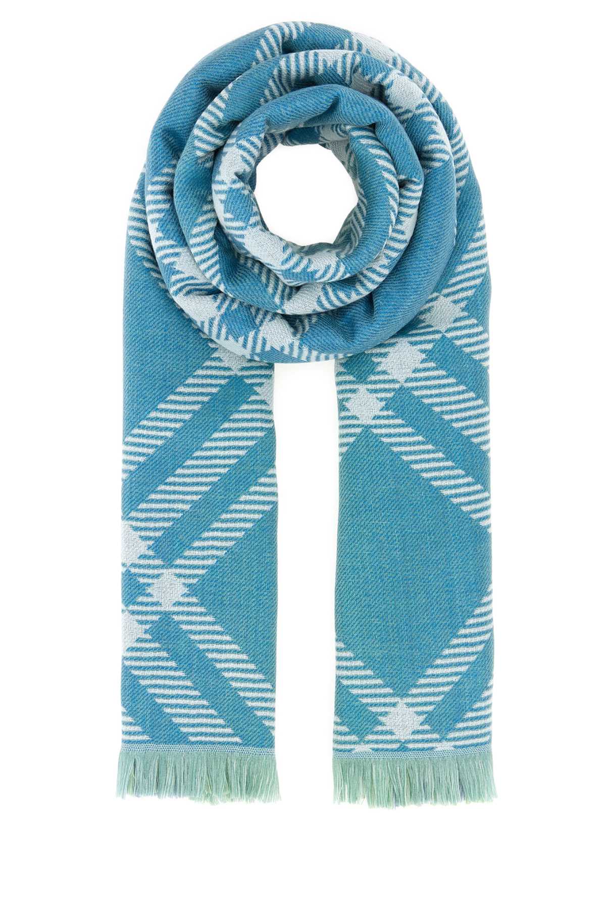 Burberry Gradient Scarf — Blue