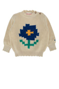 Bobo Choses Daisy Sweater — Beige