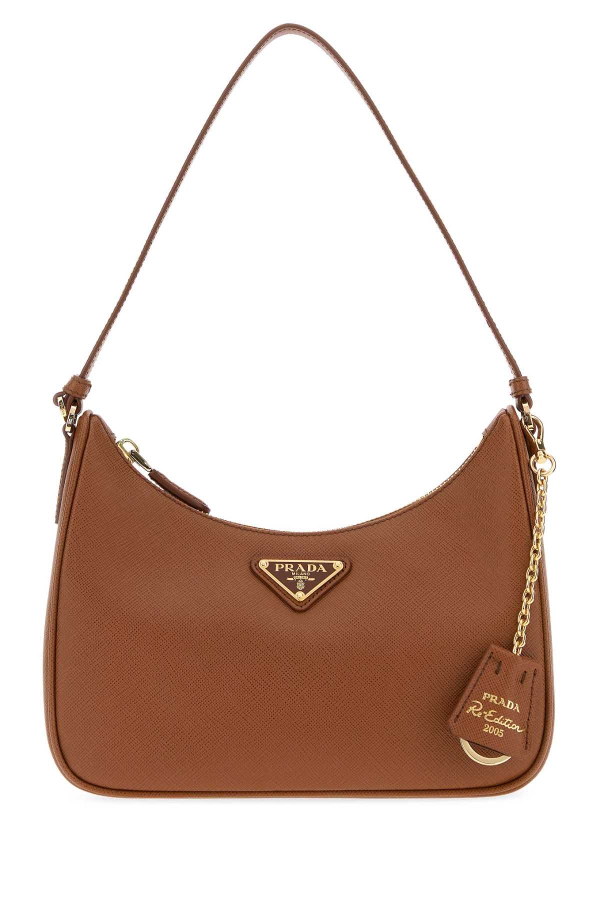 Prada Re-Edition 2005 Shoulder Bag — Cognac