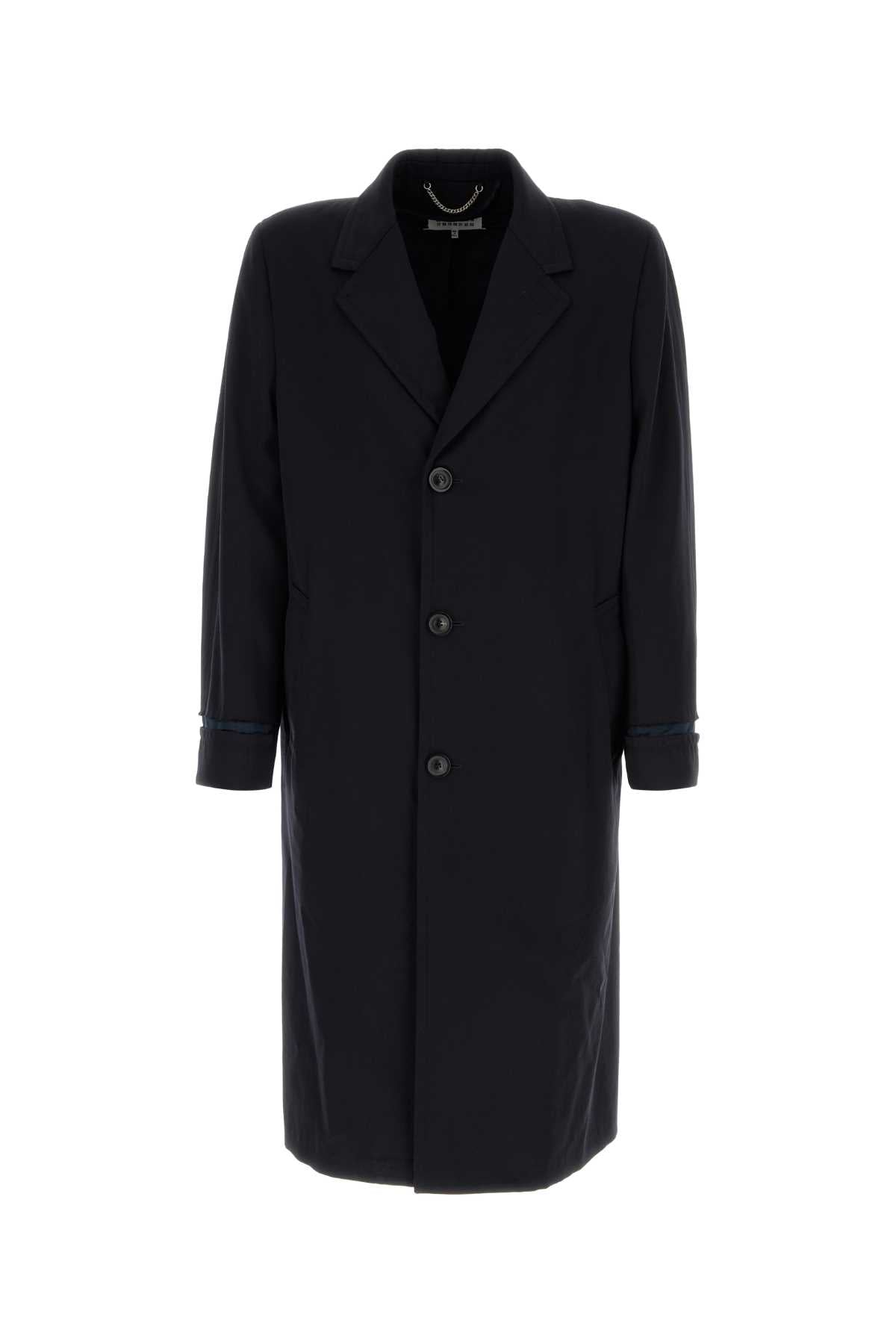 Maison Margiela Wool Coat — Navy