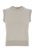 Fendi Cashmere Vest — Gray