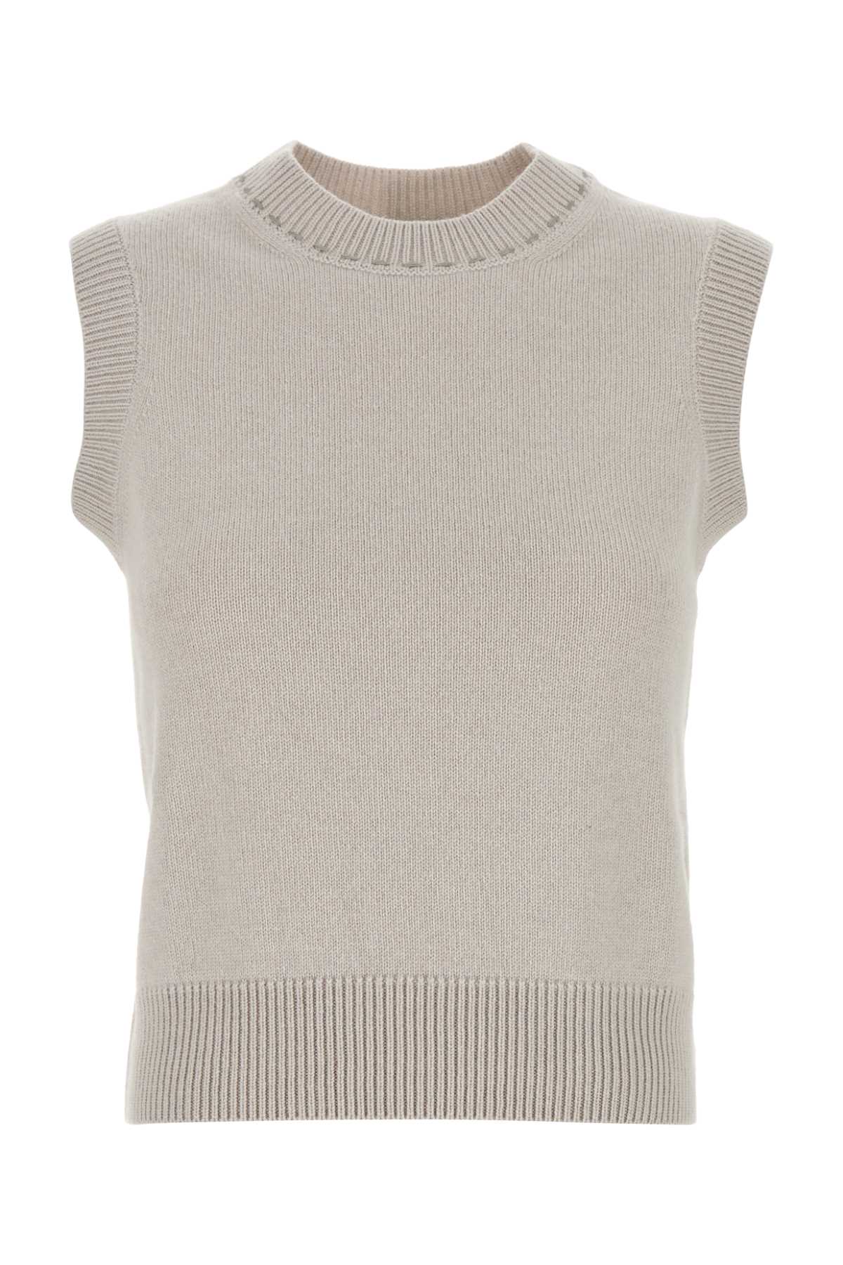 Fendi Cashmere Vest — Gray