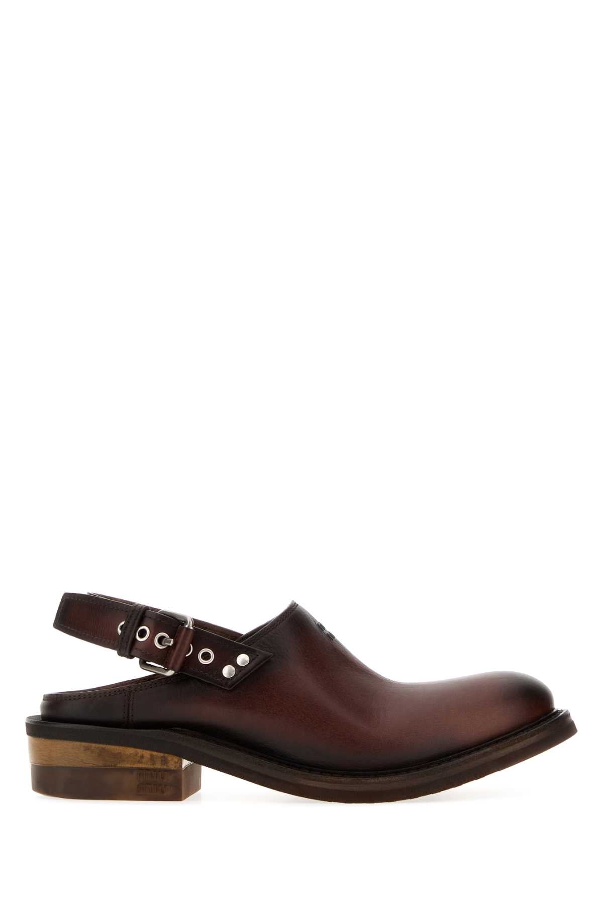 Miu Miu SABOT Clog — Brown