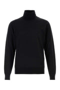 Dolce & Gabbana Virgin Wool Turtleneck Sweater — Black