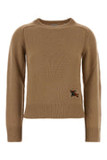 Burberry Wool-Cashmere Blend Sweater — Camel
