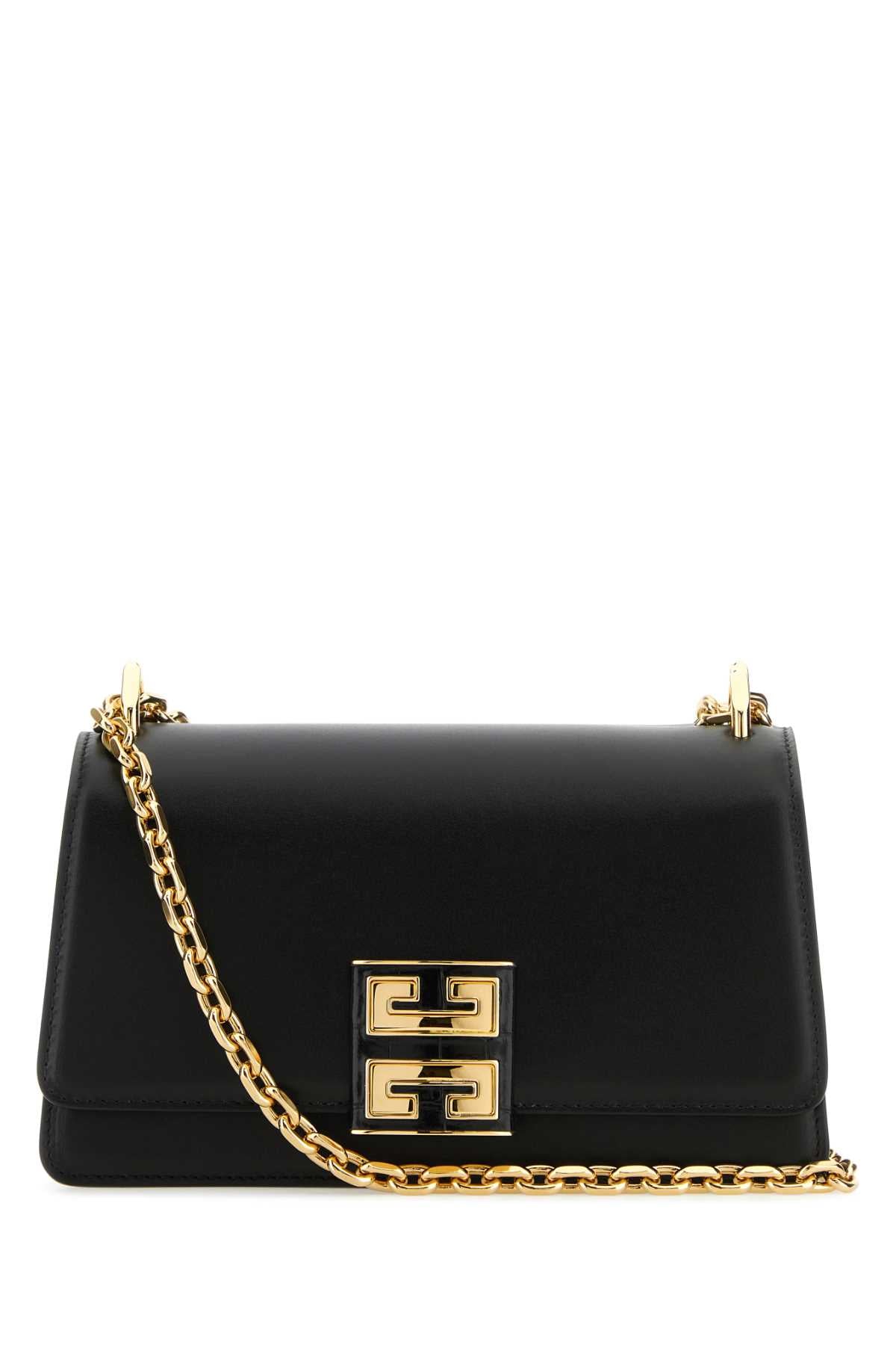 Givenchy 4G Leather Shoulder Bag — Black