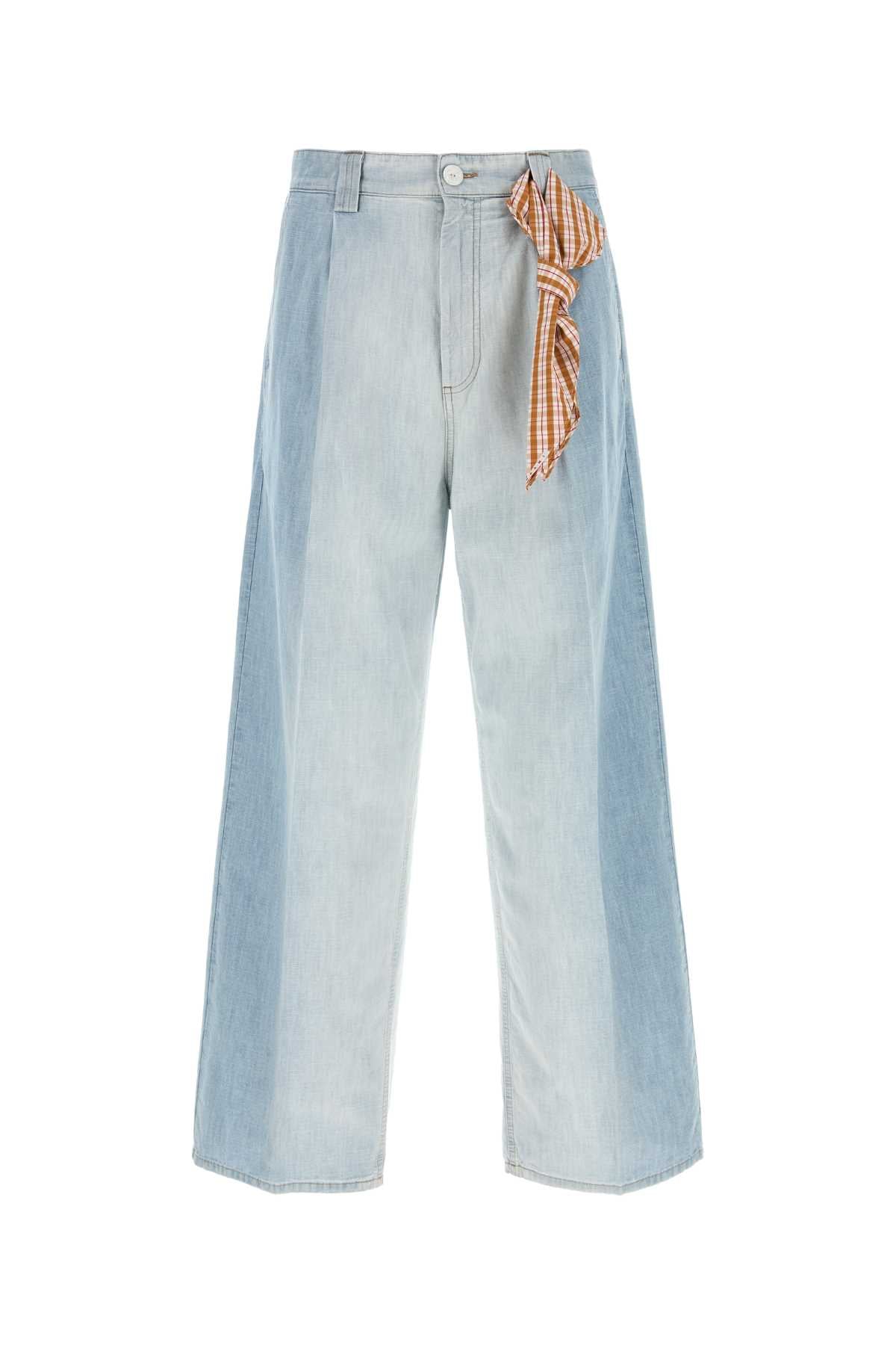 Marni Chambray Jeans — Blue