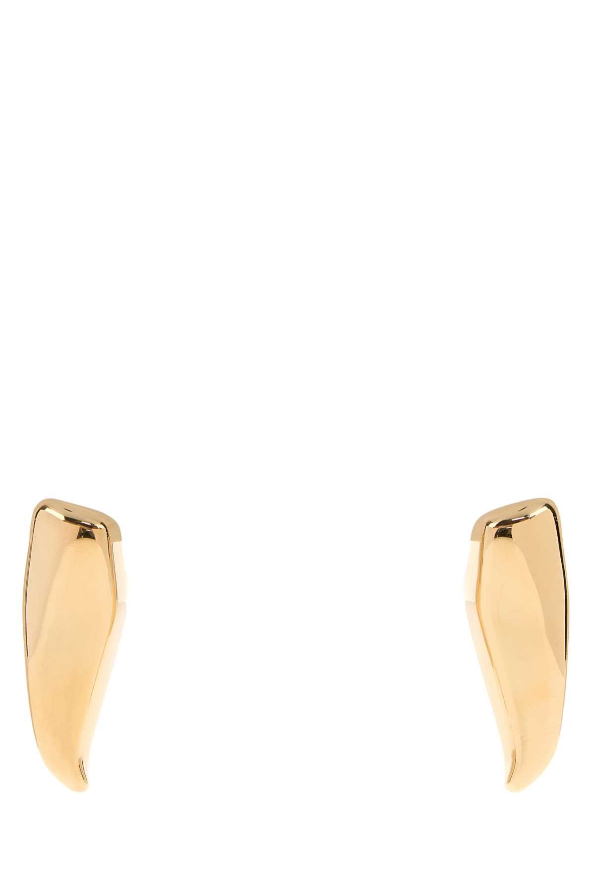 Bottega Veneta Prisma Earrings — Gold