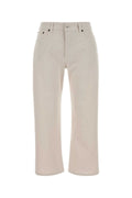 Miu Miu Cotton Trousers — Beige