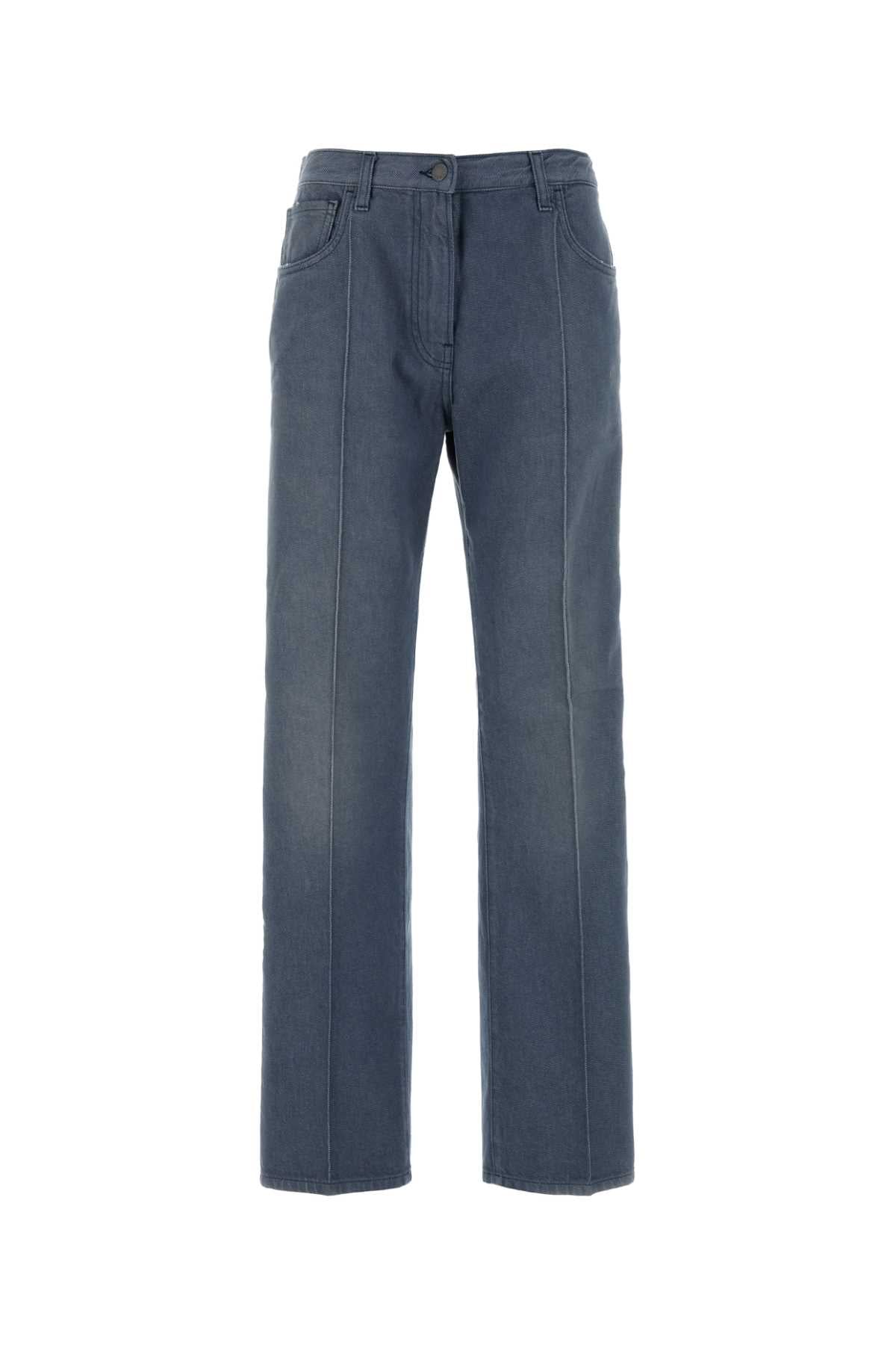 Prada Straight-leg Denim Jeans — Blue