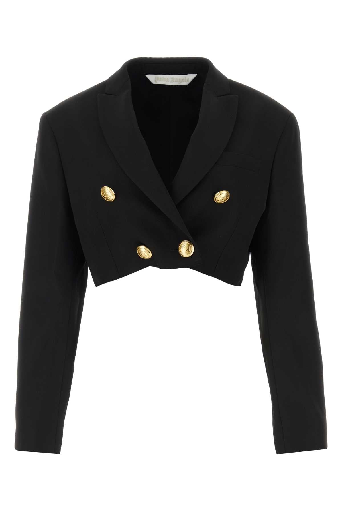 Americana Corta Cruzada Palm Angels — Negra