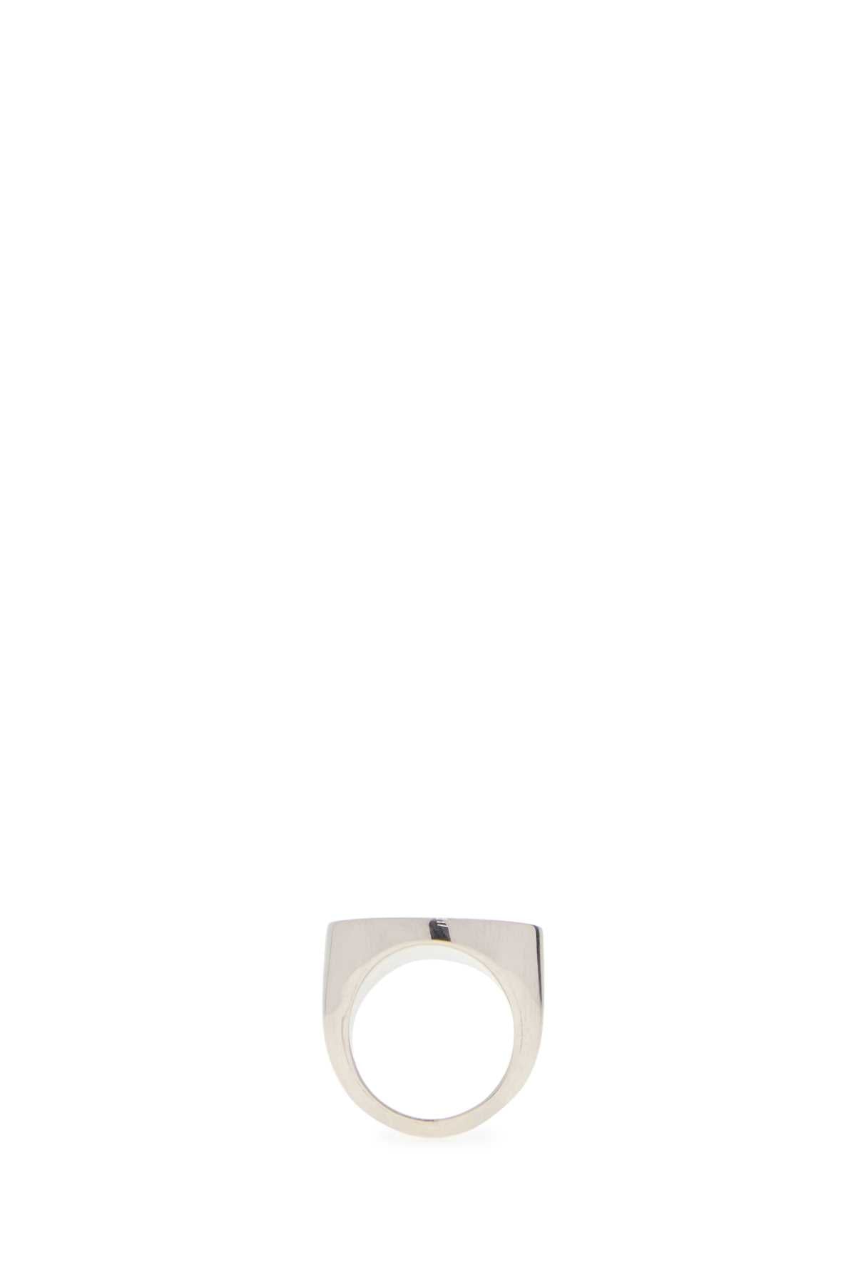 MM6 Maison Margiela Silver Metal Ring — Silver