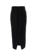 Calvin Klein Bias Skirt — Black