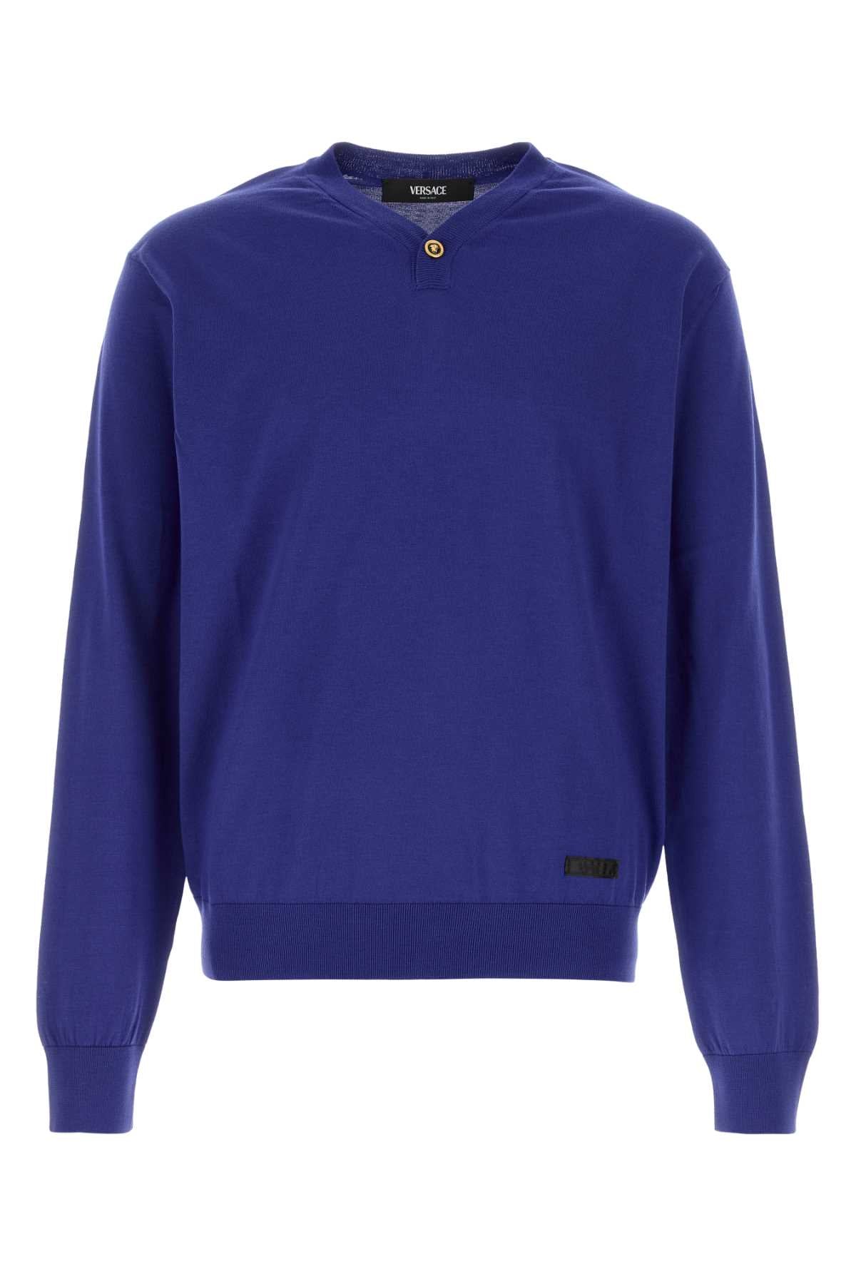 Versace Sweater Sweater — Blue