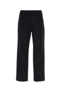 Valentino Garavani Stretch Cotton Trousers — Navy