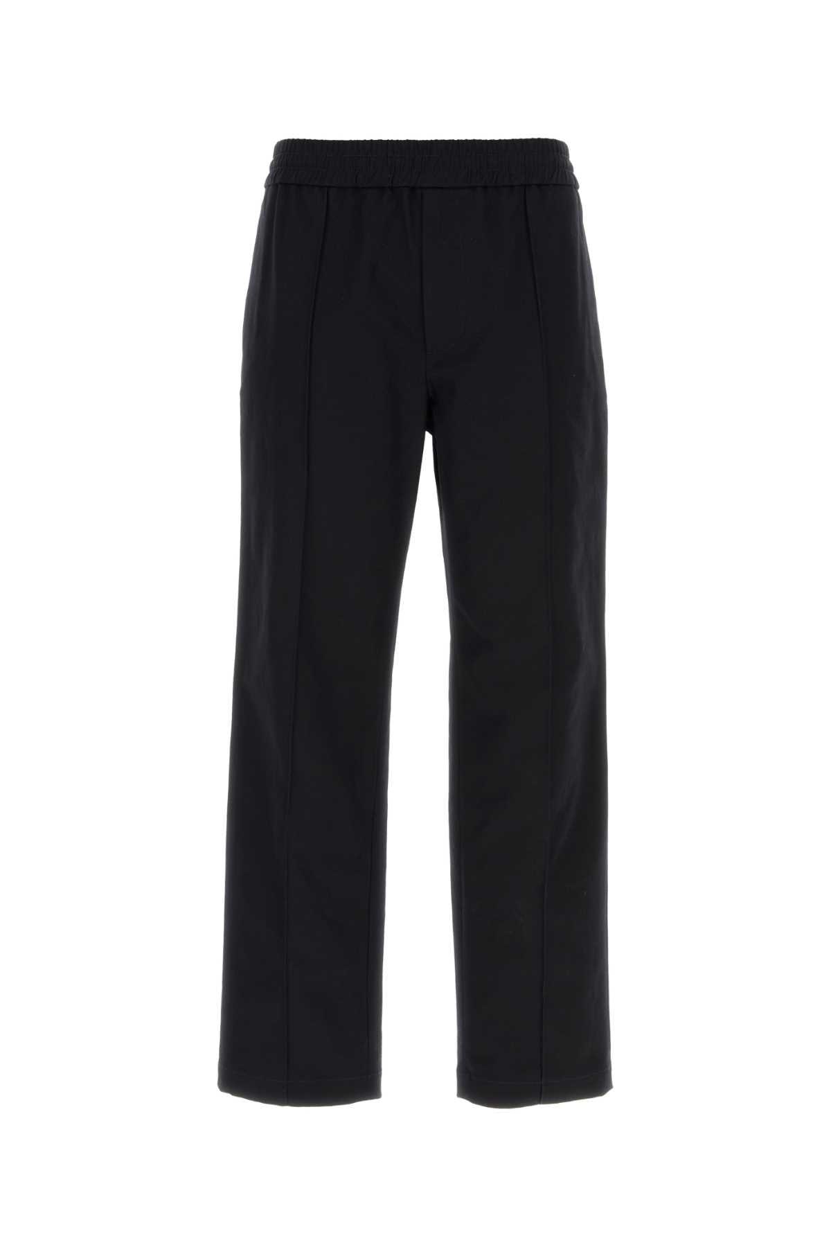 Valentino Garavani Stretch Cotton Trousers — Navy