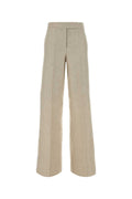 Max Mara 100% Linen Trousers — Beige