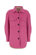 Aftercoat Wool Blend Coat — Pink