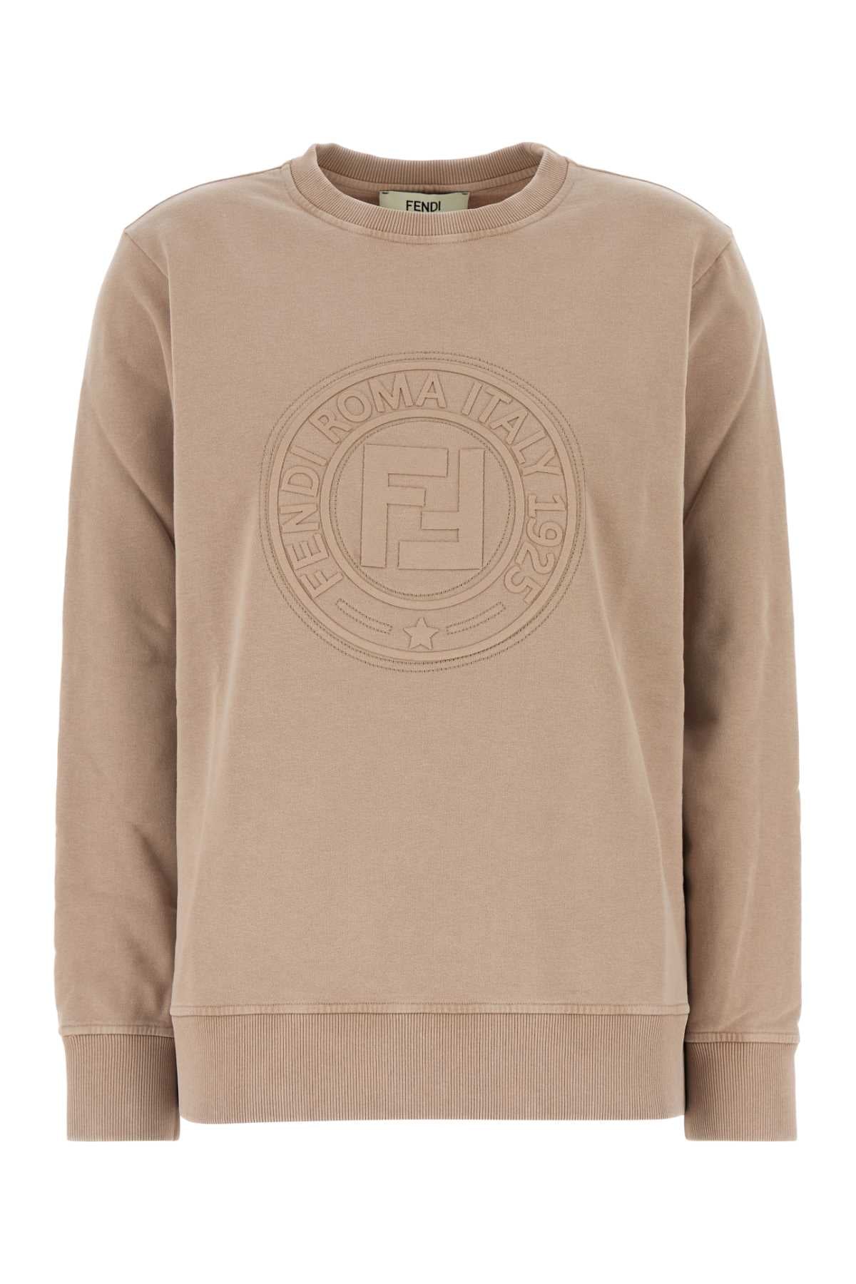 Fendi Roma Italia Sweatshirt — Beige