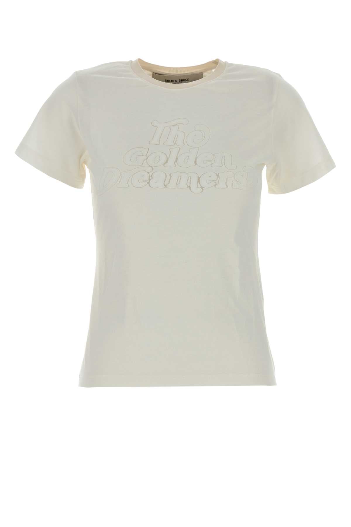 Golden Goose Deluxe Brand Slim T-Shirt — White