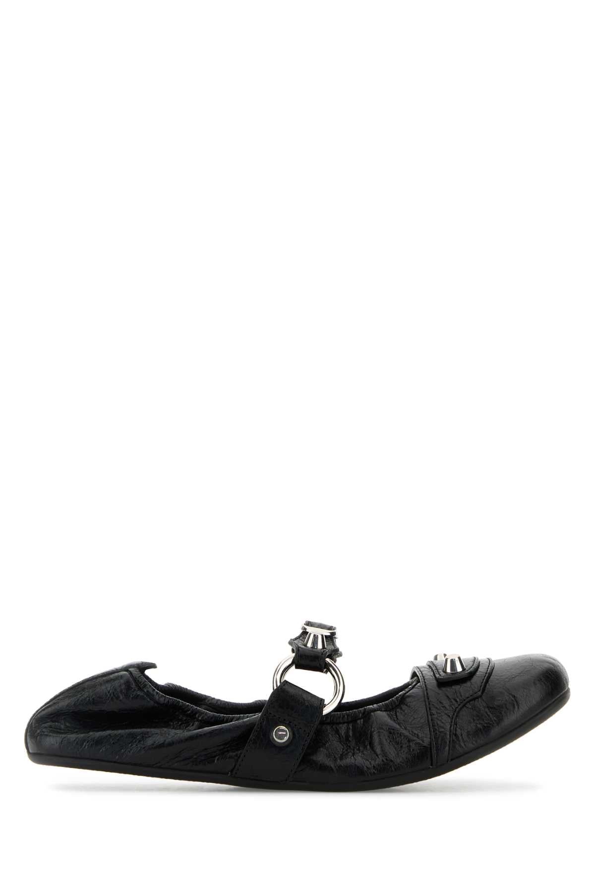Balenciaga City Flat — Black