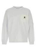 Sacai Cotton Jersey with Pocket T-Shirt — White