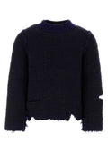 Namacheko Merino Wool Blend Sweater — Navy