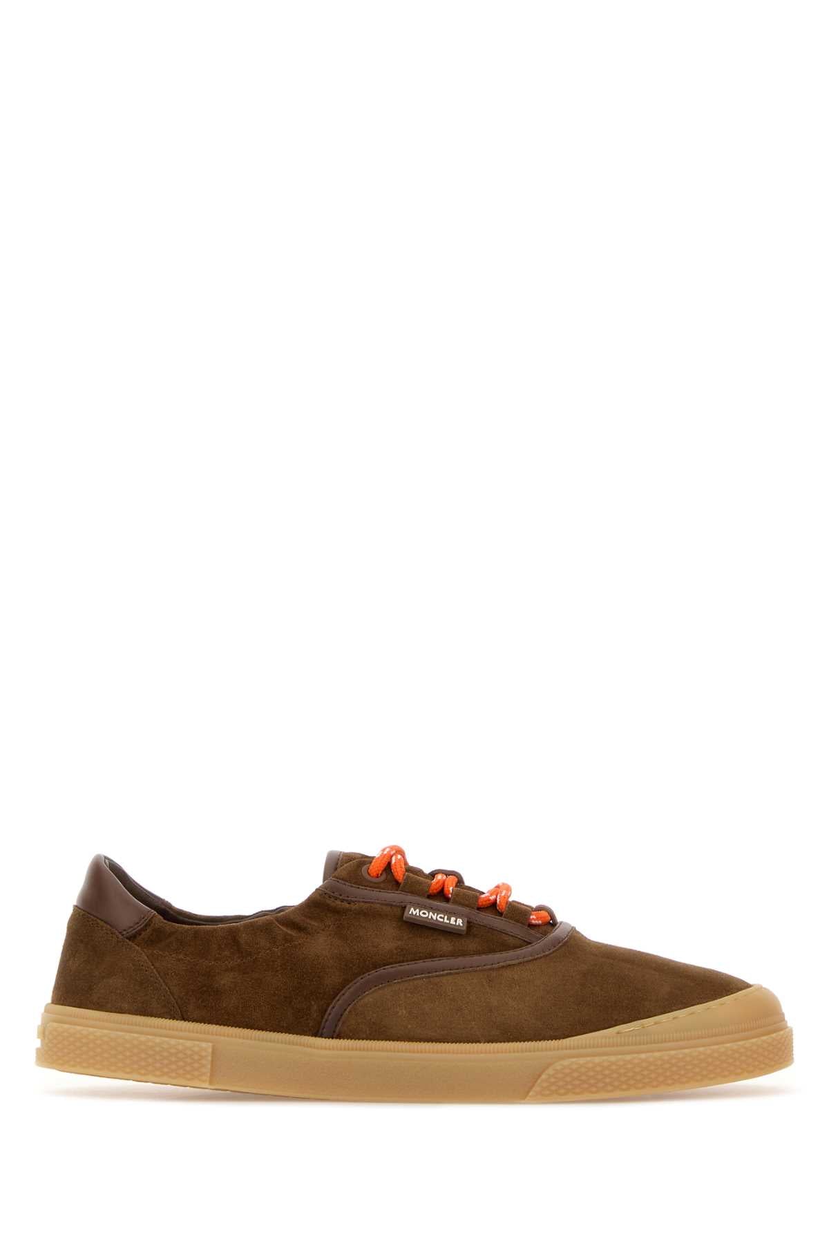 Moncler Vera Leisure Sneaker — Brown
