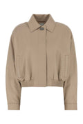 Fendi Crop Jacket — Beige