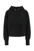 Maison Margiela Cotton-Jersey Hoodie — Black