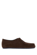 Jil Sander Hood Lace Up Lace-Up Flat — Brown