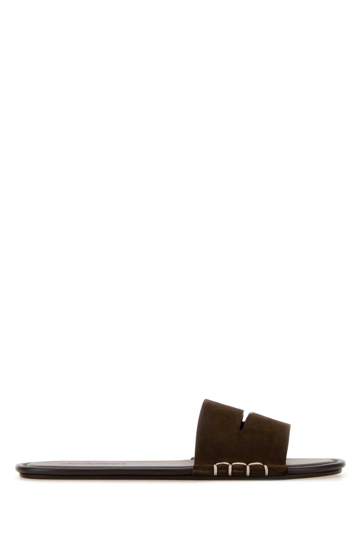 JW Anderson Loafer Slide — Brown