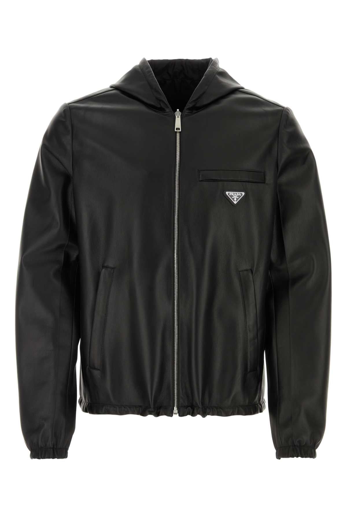 Prada Pelle Jacket — Black