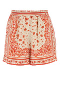 Fendi Patchwork Bermuda Shorts — Red