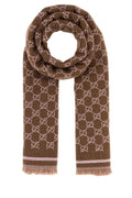 Gucci Stenmix Scarf — Brown