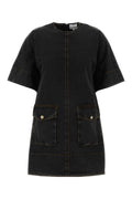 Ganni Stretch Dress — Black
