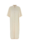 Carven Dress Shirt Dress — Beige