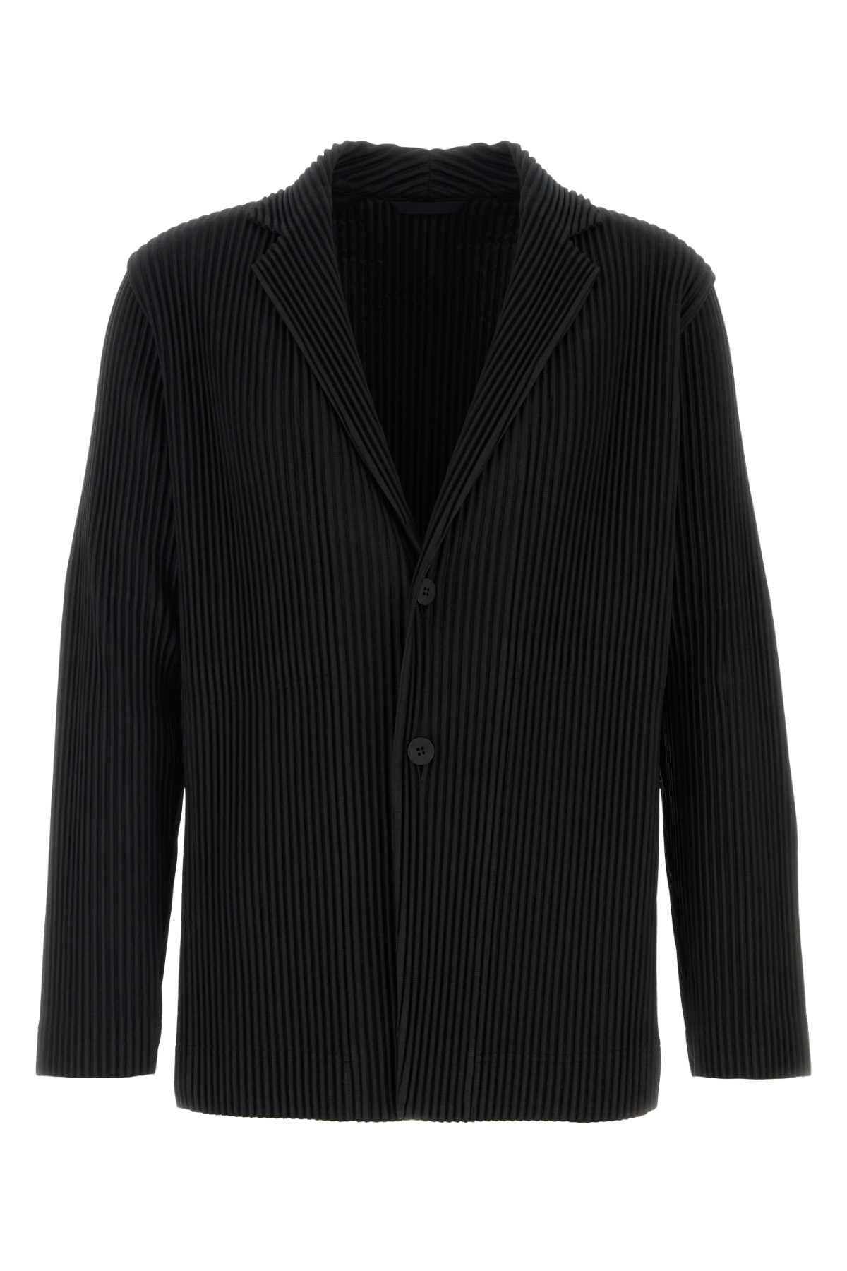 Homme Plisse' Issey Miyake Pleats Blazer — Black