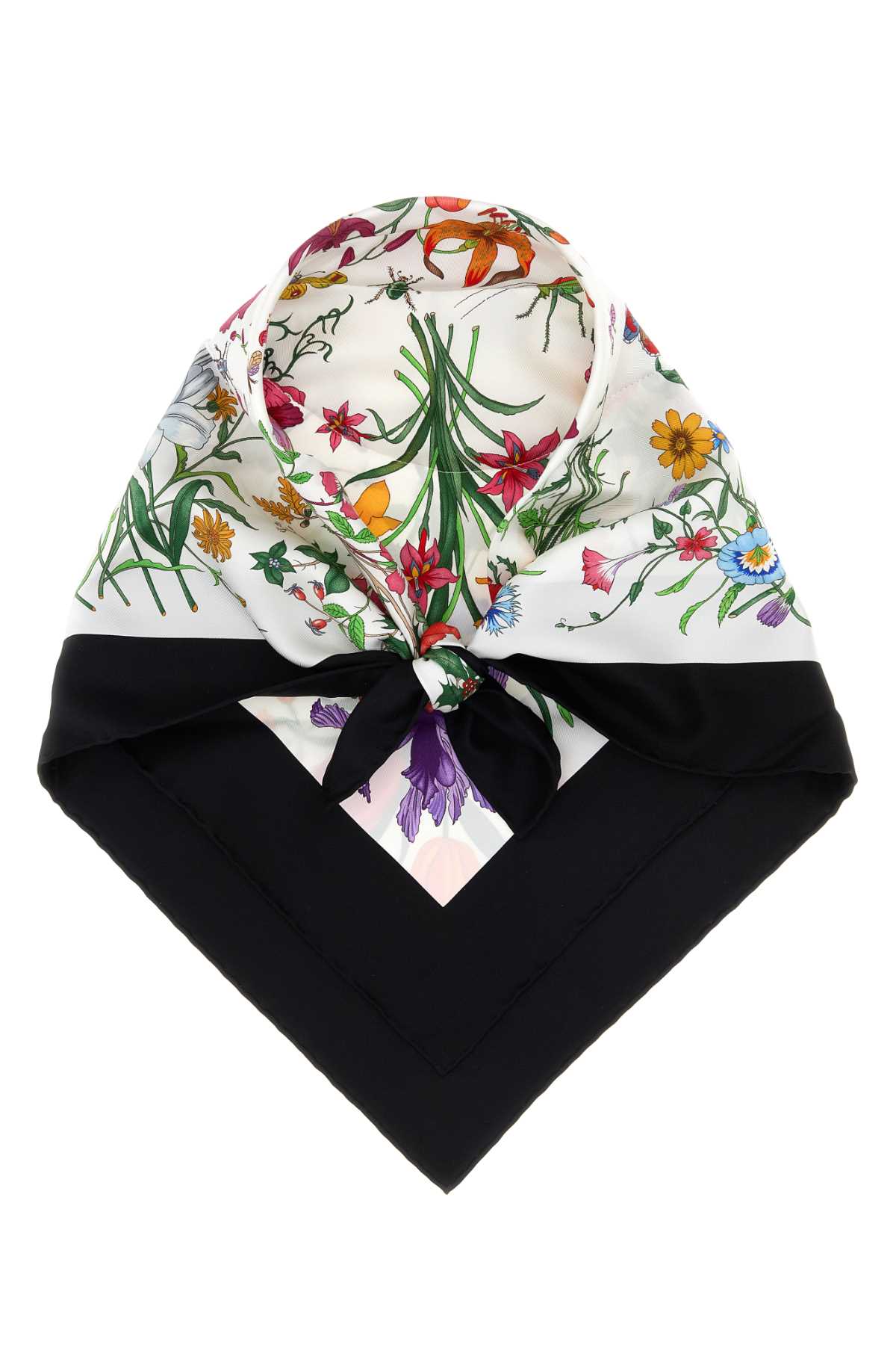 Gucci Miss Flora Scarf — White