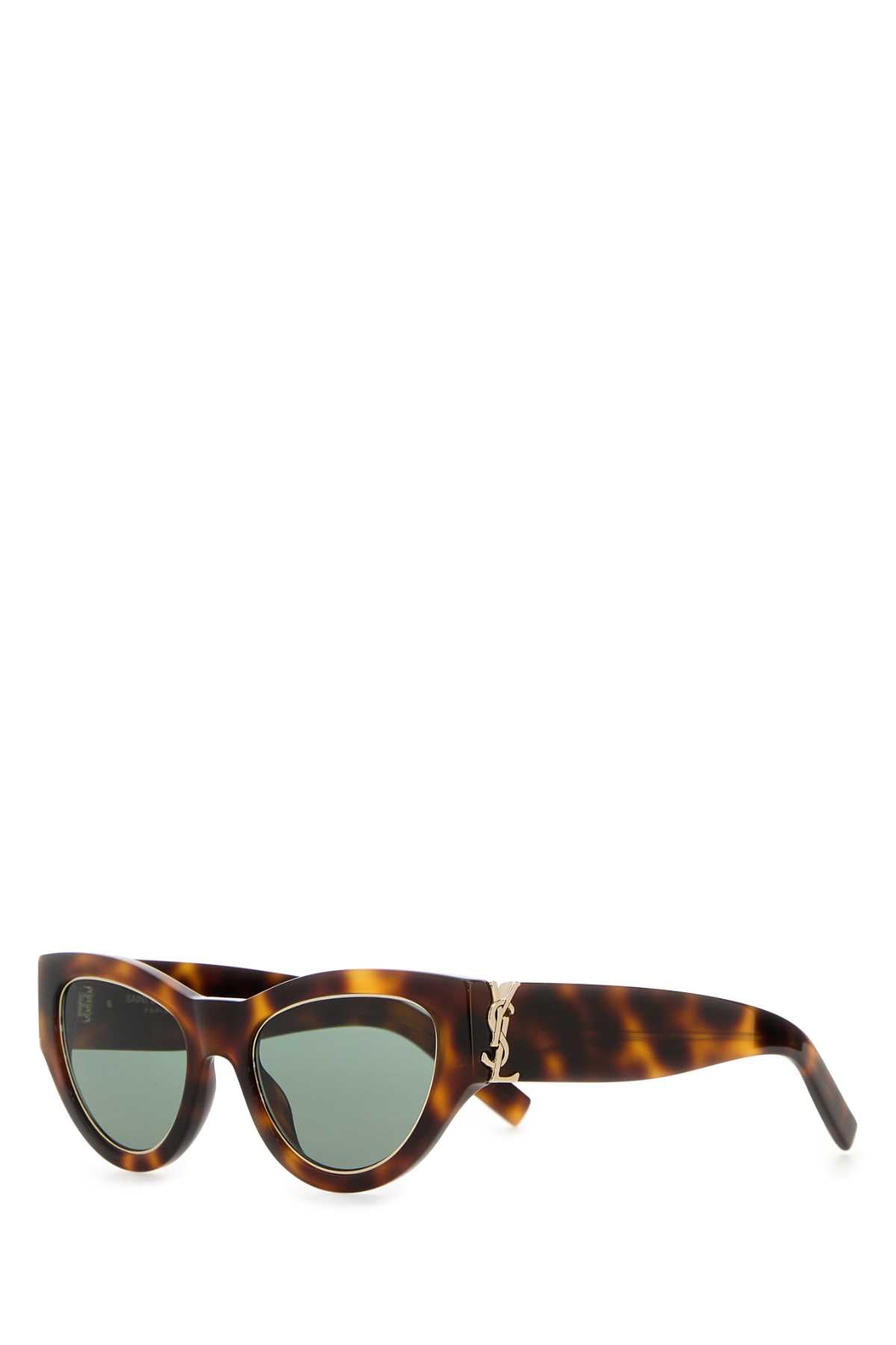 Saint Laurent SL Printed Tortoiseshell Acetate Sunglasses — Brown