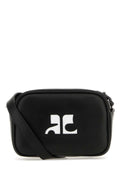 Courreges Camera Shoulder Bag — Black