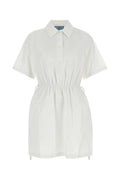 Prada Abiti Shirt Dress — White
