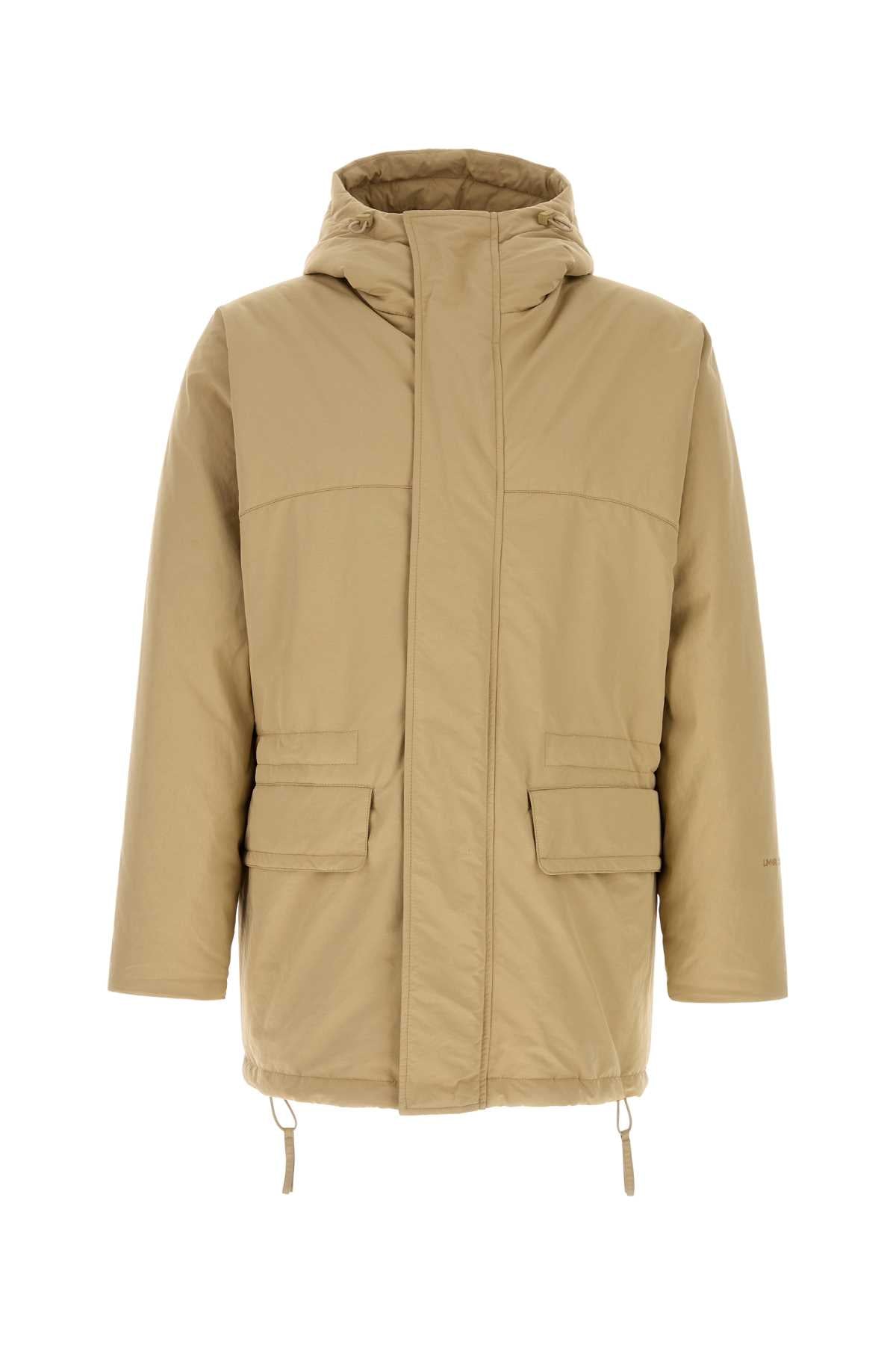 Herno Laminar Padded Technical Down Jacket — Beige