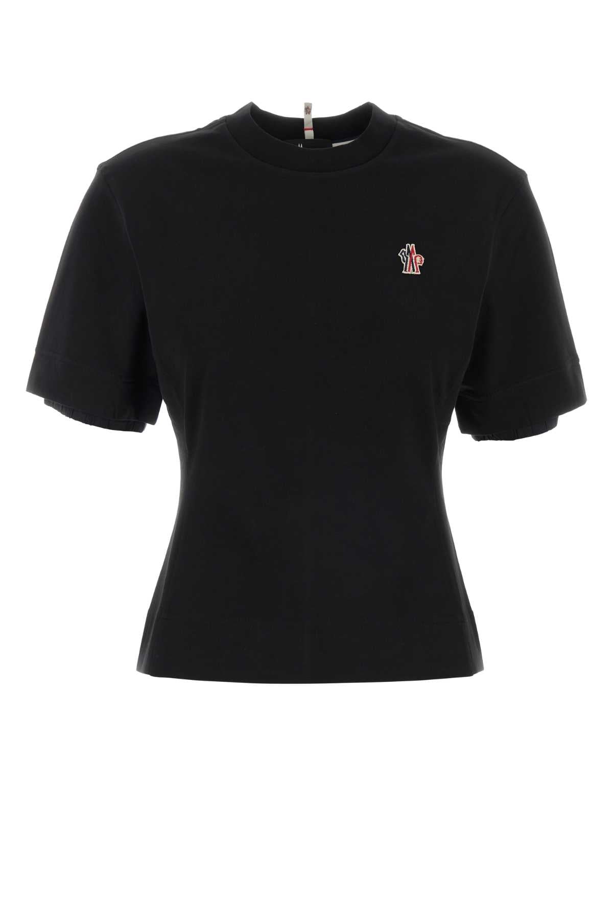 Moncler Grenoble Stretch Cotton T-Shirt — Black
